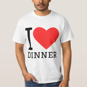 Ik hou van eten t-shirt