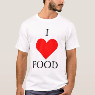 Ik hou van eten t-shirt
