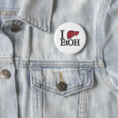 Ik hou van ethanol ronde button 5,7 cm (In situ)