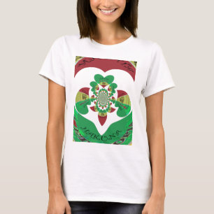 Ik hou van Ethiopia Lovely Hearts Colours T-shirt