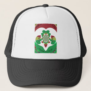 Ik hou van Ethiopia Lovely Hearts Colours Trucker Pet