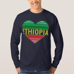 Ik hou van Ethiopië, Ethiopisch hart T-shirt