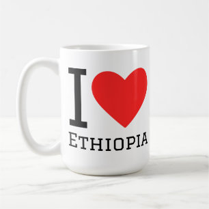 Ik hou van Ethiopië Koffiemok