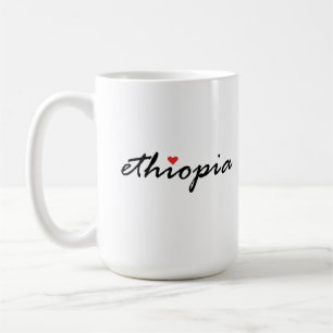 Ik hou van Ethiopië Koffiemok