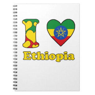 Ik hou van Ethiopië Notitieboek