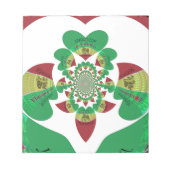 Ik hou van Ethiopië - Oprechte Rasta-kunst Notitieblok (Voorkant)