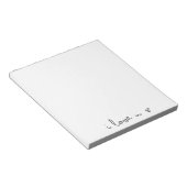 ik hou van eu - notitieblok (Schuin)