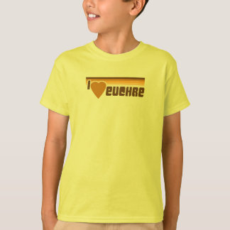Ik hou van Euchre Retro 70's T-shirt