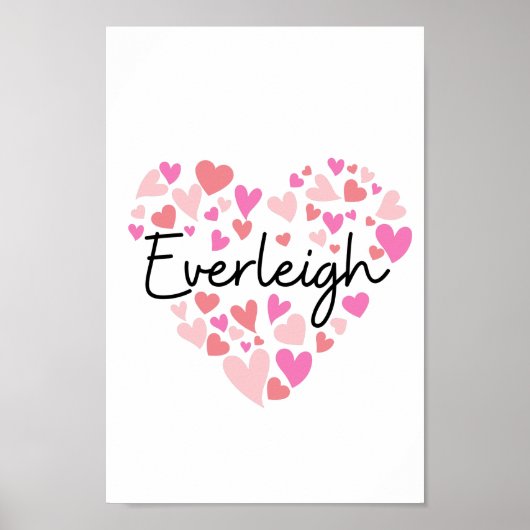 Ik hou van Everleigh Poster (Voorkant)
