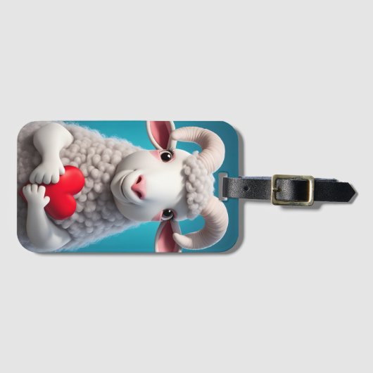 Ik hou van Ewe Bagagelabel (Voorkant (horizontaal))