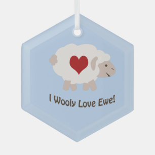 Ik hou van Ewe Ornament