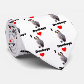 Ik hou van ezels Stropdas (Opgerold)