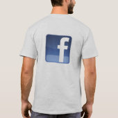 Ik hou van Facebook T-shirt (Achterkant)