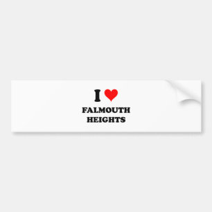 Ik hou van Falmouth Heights Bumpersticker