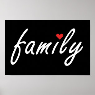 Ik hou van familie poster