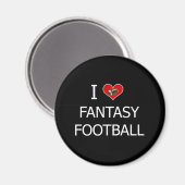 Ik hou van Fantasy Football Magneet (Voorkant / Achterkant)