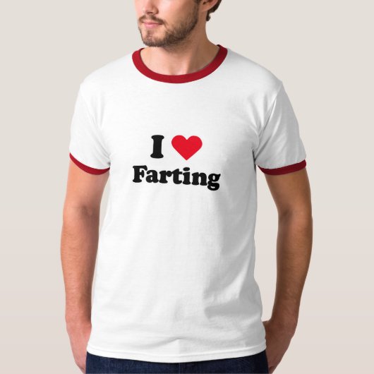 Ik hou van farce t-shirt (Voorkant)
