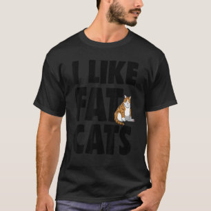 Ik hou van Fat Cat Shirt Funny Fat Cat T - shirts