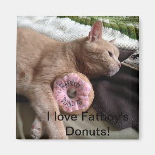 Ik hou van Fatboy's Donuts Magnet Magneet