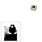 Ik hou van fazant 	rubberstempel (Gestempeld)