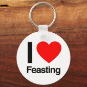 ik hou van feesten sleutelhanger (Voorkant)