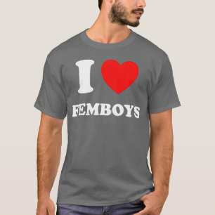 Ik hou van Femboy cadeau T-shirt