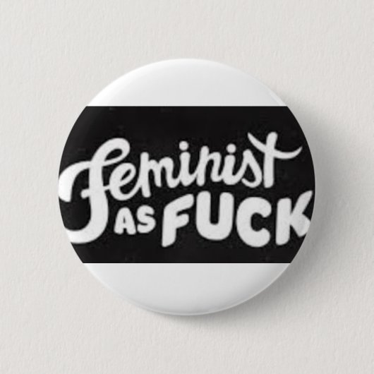 ik hou van feminisme ronde button 5,7 cm (Voorkant)
