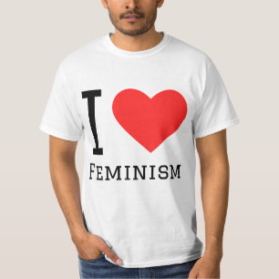 Ik hou van feminisme t-shirt