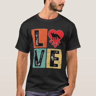 Ik hou van Fennec vos Animal Valentijn s Day Fenne T-shirt