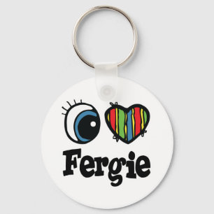 Ik hou van Fergie Sleutelhanger