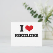 Ik hou van Fertilizer Briefkaart (Staand voorkant)