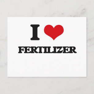 Ik hou van Fertilizer Briefkaart