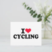 Ik hou van fietsen briefkaart (Staand voorkant)