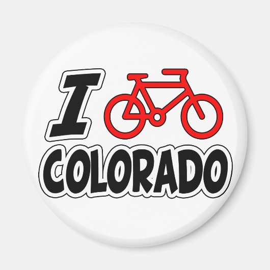Ik hou van fietsen Colorado Magneet (Voorkant)