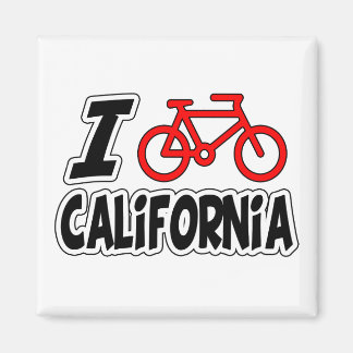 Ik hou van fietsen in Californië Magneet