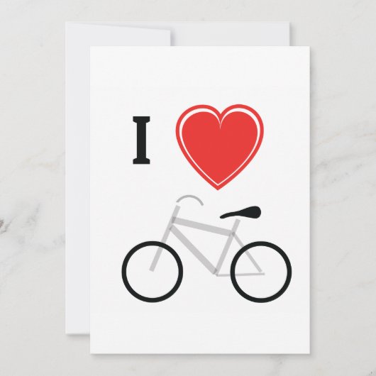 Ik hou van fietsen kaart (Voorkant)