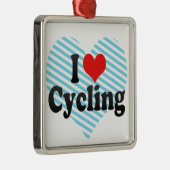 Ik hou van fietsen metalen ornament (Rechts)