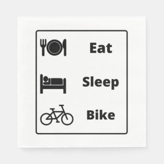 Ik hou van fietsen servet