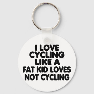 Ik hou van fietsen sleutelhanger