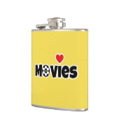 Ik hou van films heupfles (Links)