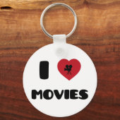 Ik hou van films sleutelhanger (Voorkant)