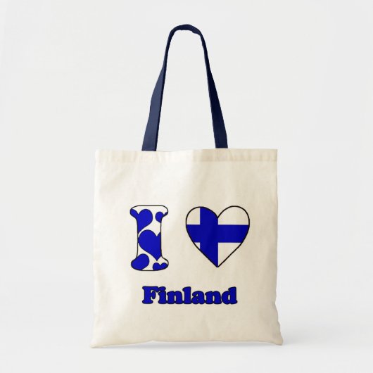 Ik hou van Finland Tote Bag (Voorkant)