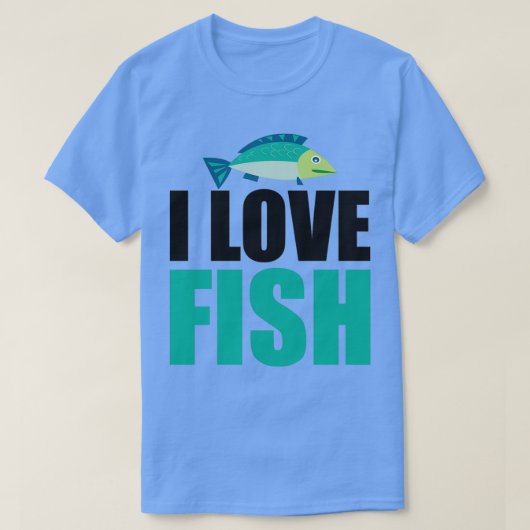 Ik hou van Fish 5 T-shirt (Design voorkant)