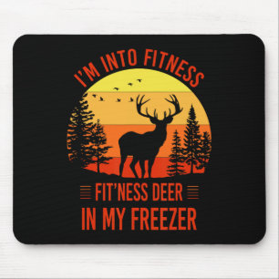 Ik hou van fitness. Fitness herten in mijn vriezer Muismat