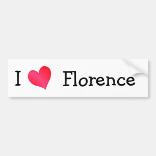 Ik hou van Florence Bumpersticker