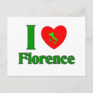 Ik hou van Florence Italië Briefkaart