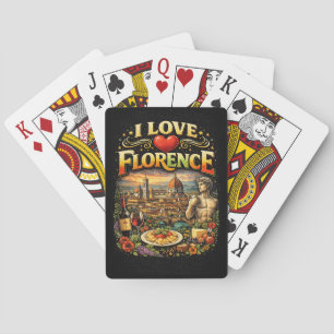 Ik hou van Florence Pokerkaarten