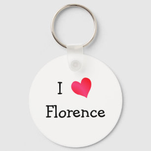 Ik hou van Florence Sleutelhanger