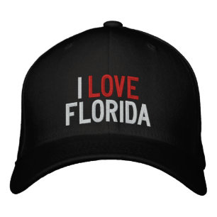 Ik hou van FLORIDA Geborduurde Pet