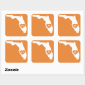 Ik hou van Florida State Stickers (Vel)